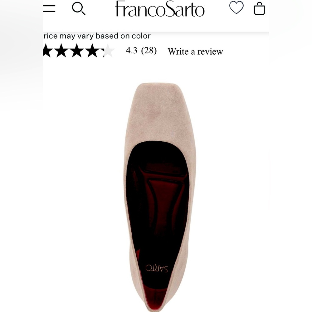 FRANCO SARTO BALLET FLATS